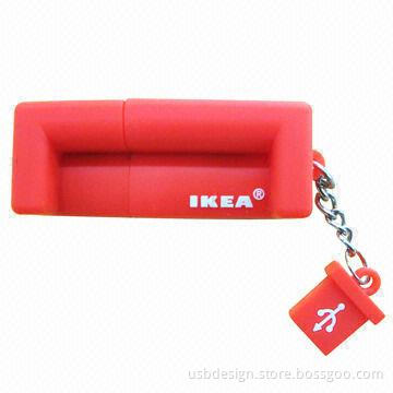Custom Sofa USB Flash Drive with Up to 32GB Capacity, Various Logos are Available